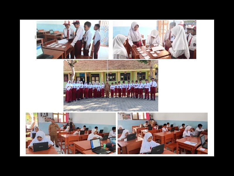 pelaksanaan ANBK Utama di SD Negeri 1 Tamansari