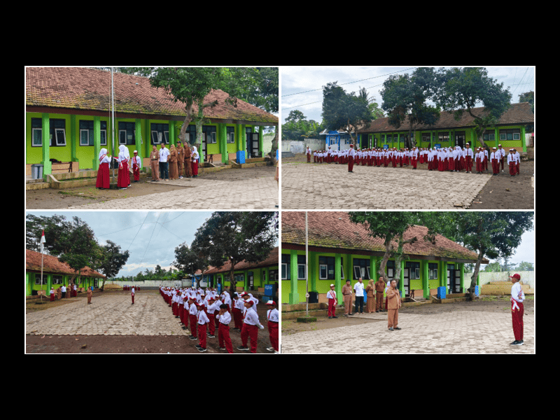 Upacara Bendera di SD Negeri 1 Tamansari Berlangsung Khidmat