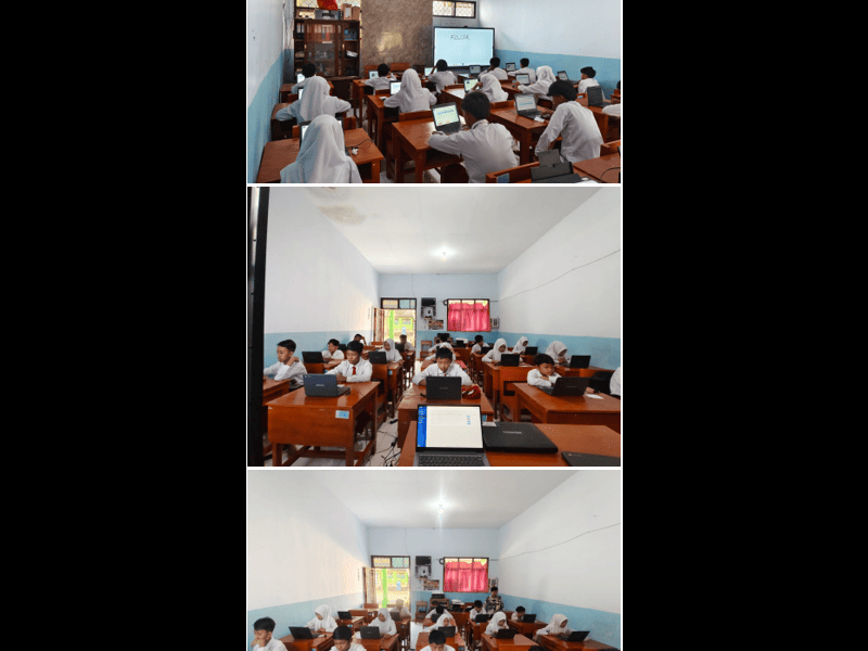 Kegiatan simulasi Tes Kemampuan Akademik (TKA)